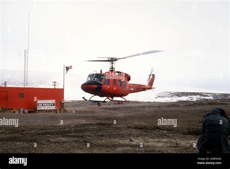 A Uh N Iroquois Helicopter Of Antarctic Development Squadron Vxe