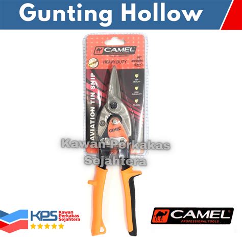 Camel Gunting Hollow 10 Inch Baja Ringan Holo Heavy Duty Hd