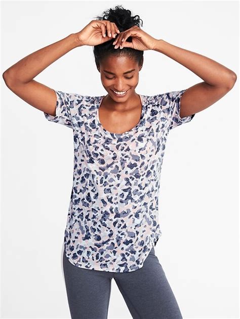 Lightweight Scoop Neck Tunic Tee For Women Old Navy