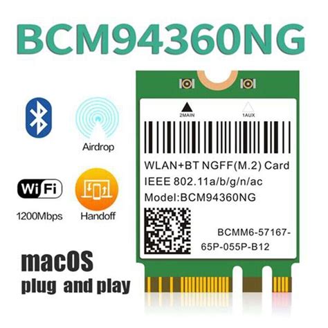 Dual Band Mbps Bcm Ng Wifi Card For Macos India Ubuy