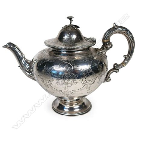 Victorian Silver Bachelor S Teapot London John Le Gallais Tea