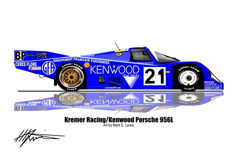 Kenwood Porsche L Racing Art