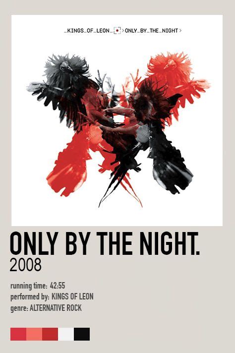 Only By The Night Album Poster Only By The Night Music Poster Ideas Kings Of Leon