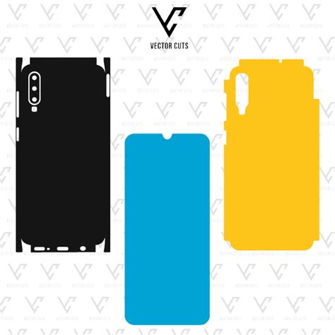 Samsung Galaxy A S Skin Template Vector Cut File Vector Cuts