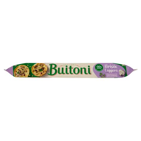 BUITONI BRISÉE LEGGERA pasta brisée leggera fresca stesa rotonda rotolo