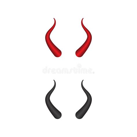 Devil Horn Vector Icon Design Stock Vector - Illustration of hell ...