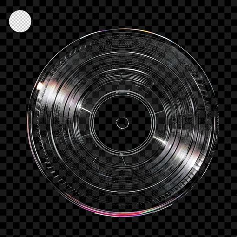 Premium Psd Vinyl Record Isolated On Transparent Background Png