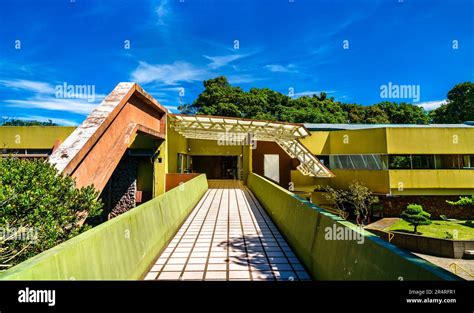 Visitor Center Of Poas Volcano National Park In Costa Rica Central