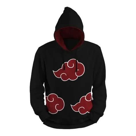 Moletom Blusa Naruto Nuvem Akatsuki Manto Full Frente Shopee Brasil