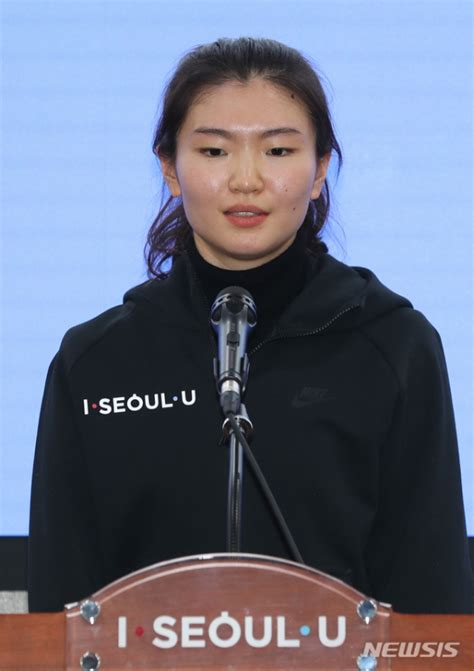 실업팀 데뷔 심석희 동계체전 쇼트트랙 1500m 금메달 미디어데일