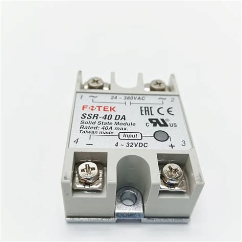 Wholesale Fotek Sensor Ssr-25aa/ssr-40da Single Phase Solid State Relay ...