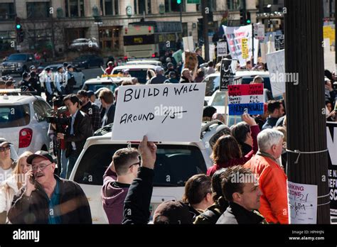 Chicago Illinois Feb 19 2017 Chicago Marks The One Month