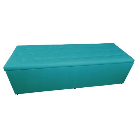 Cal Adeira Recamier Ba Casal Cm Juliana Para Cama Box Suede Azul