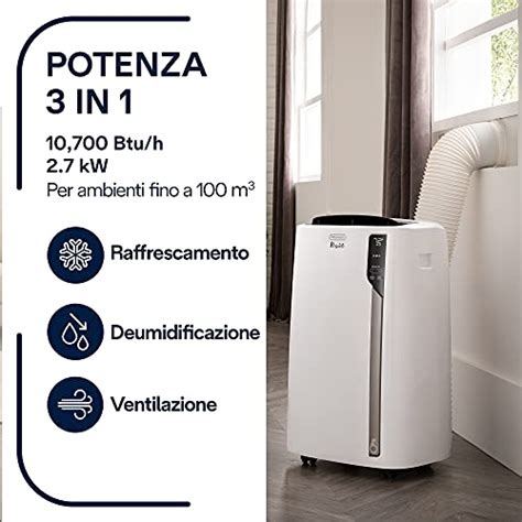 De Longhi Condizionatore Portatile PAC EL98 ECOREALFEEL 10 700Btu H