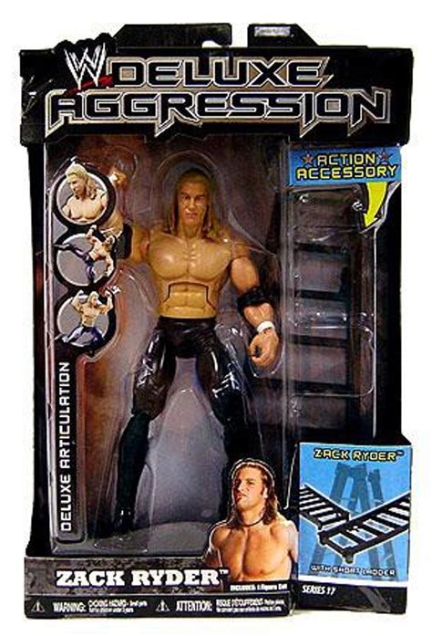 WWE Wrestling Deluxe Aggression Series 17 Zack Ryder Action Figure ...