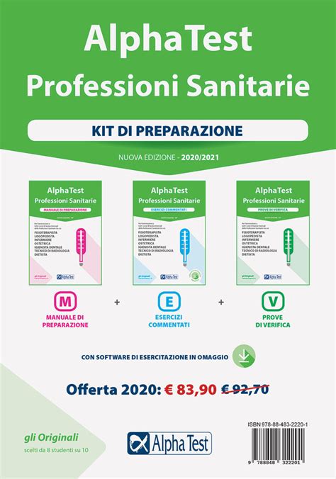 Bertocchi Alpha Test Professioni Sanitarie Kit Di Preparazione