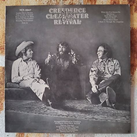 Creedence Clearwater Revival Mardi Gras Vinyl