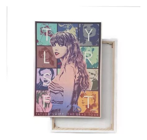 Cuadro Decorativo Canvas Taylor Swift The Eras Tour Colores Meses Sin