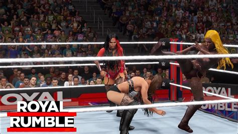 Wwe 2k22 30 Women Royal Rumble Match Youtube