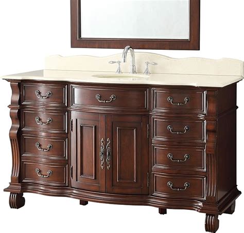 Benton Collection Large Single Sink Bathroom Vanity Cabinet Model