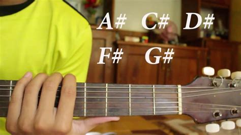 Cara Cepat Belajar Chord Gitar A C D F G Youtube