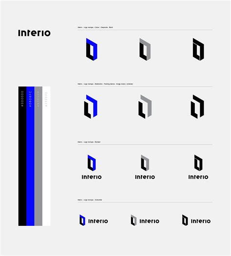 Interio. Bespoke typographic branding design by Superfried.
