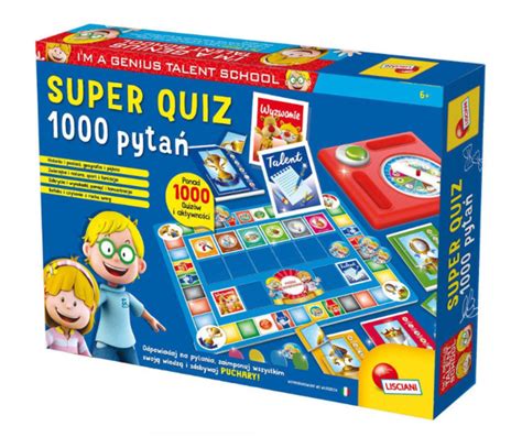 Lisciani Giochi I M Genius Super Quiz Pyta Gry Planszowe