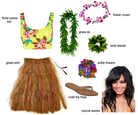 Hawaiian Girl Halloween Costume For Disneyland