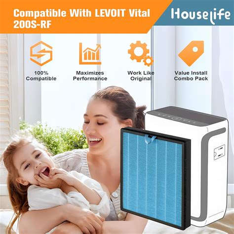 Filtro Purificador De Aire De Repuesto Para Filtro Levoit Vital S Rf