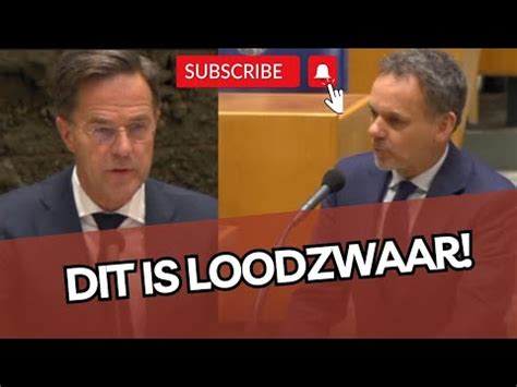 Nieuw Kamerlid Partij Omtzigt Komt Sterk Binnen Zet Rutte Op Zijn