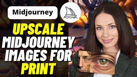 How To Upscale Midjourney Images For Print Youtube