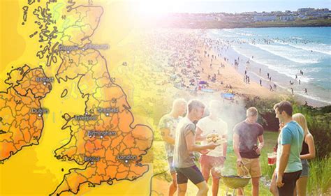 UK HOT WEATHER Forecast Britain Set For HEATWAVE For Bank Holiday Weather News Express Co Uk