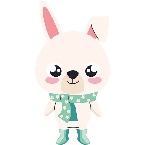 Cute Animal Christmas Rabbit 53135224 Png
