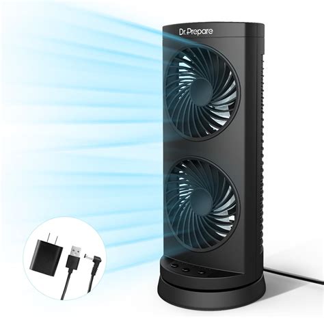 Amazon Dr Prepare Tower Fan Oscillating Fan Portable Desk Fan