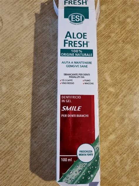 Esi Aloe Fresh Smile Dentifricio In Gel Ml Inci Beauty