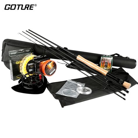 Goture Fly Fishing Rod and Reel Combo Set 5/6 7/8 Rod Combo with Fly ...