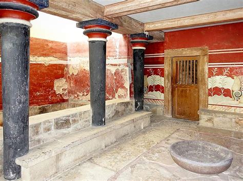 Pałac i Labirynt Minotaura Knossos w Heraklion Kreta