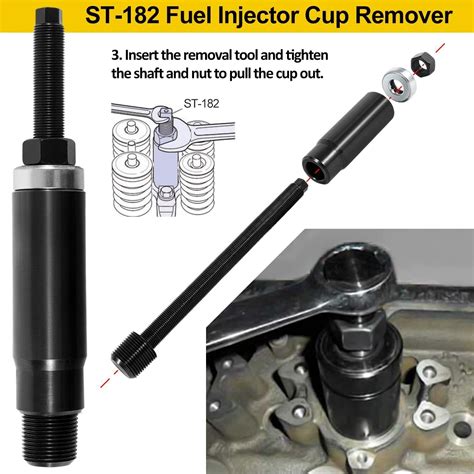 For Dt466e Dt530e Diesel Fuel Injector Sleeve Cup Tube Puller Installer