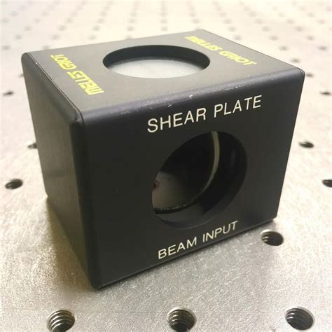 Precision Shear Plate For Accurate Beam Collimation