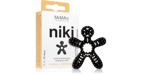 Mr Mrs Fragrance Niki Vanilla Patchouli Car Air Freshener Refill