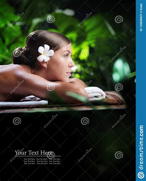 Portrait Of Young Beautiful Woman In Spa Stock Image Image Of Sensual Body 125838937