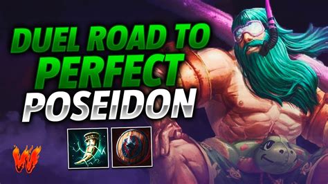 POSEIDON DE CABEZA A LA PISCINA Warchi Smite Road To Perfect Duel