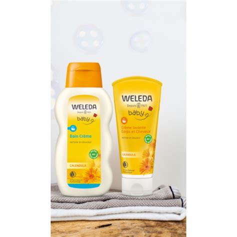 Weleda B B Cr Me Lavante Corps Et Cheveux Au Calendula Ml