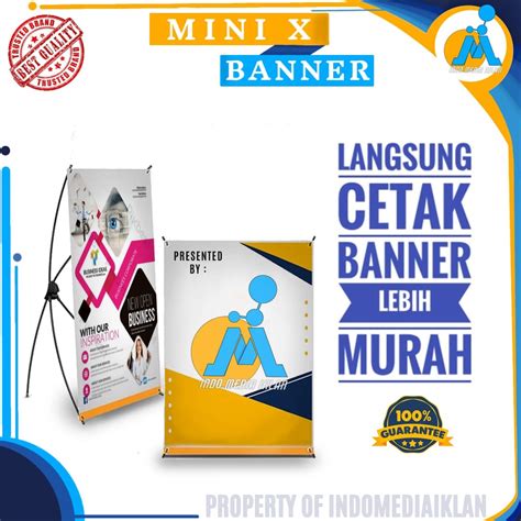 Jual Mini X Banner Mini X Banner A3 Mini X Banner A4 Shopee Indonesia