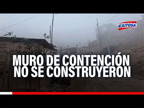 Contralor A Alerta Que Muro De Contenci N De Pasamayito No Se