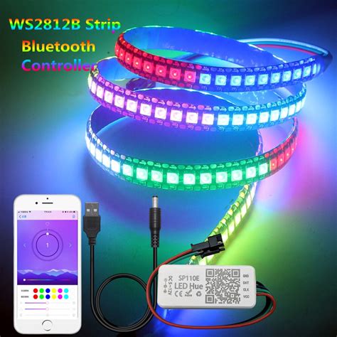 Ws B Rgb Led Strip M Leds Led Strip Lights Rgbic Control