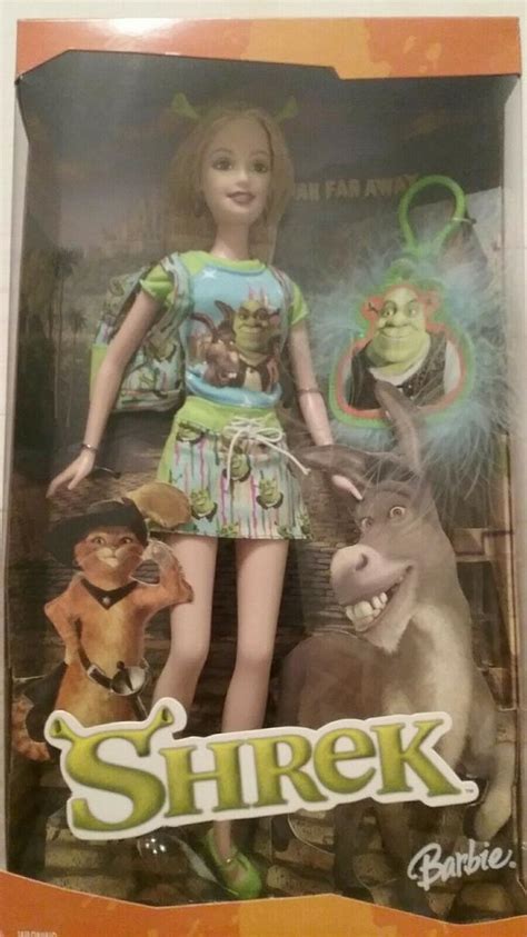 Shrek Barbie Mattel Dreamworks Barbie Doll Ogre Keychain Clip