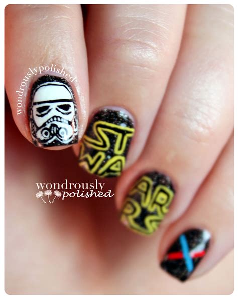 Wondrously Polished May Nail Art Challenge Star Wars