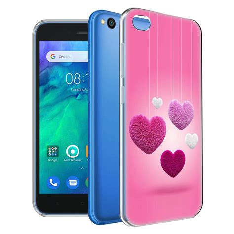 Fashionury Transparent Printed Back Cover For Redmi Go CirclesHanging