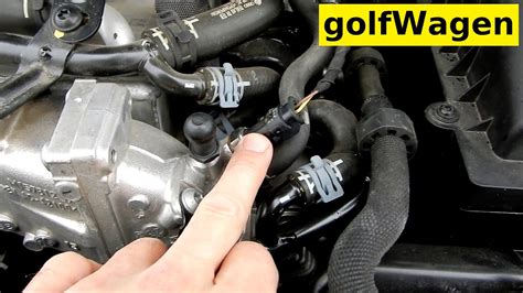 VW Golf 7 Intake Air Temperature Sensor Replacement P00A3 P007D YouTube